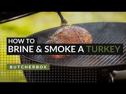 How to Brine and Smoke a Turkey Breast