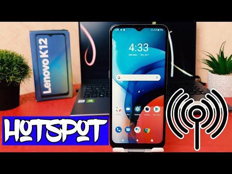 How to Set Up Mobile Hotspot on Lenovo K12 - Create WiFi Hotspot