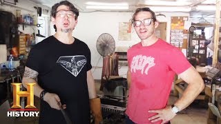 Forged in Fire: J. Neilson Teaches Wil and Doug to Forge (Season 3) | History video