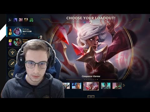 606. First Stream 2018 - Bjergsen Karma vs Ahri - Patch 8.4 Season 8