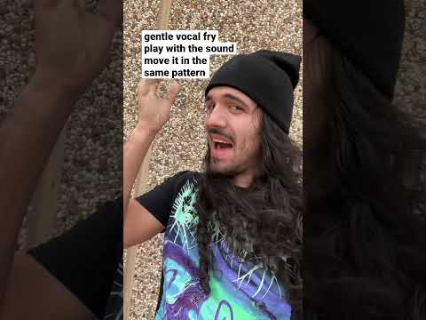 How to sing with fry distortion