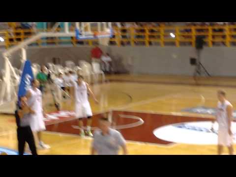 Sergei Monia's game-winning 3-point shot at the buzzer!