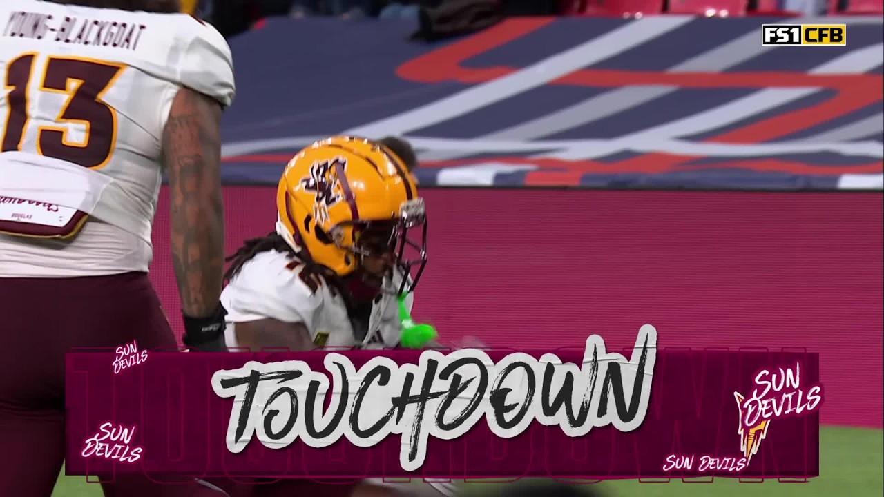 TOUCHDOWN ARIZONA STATE | Arizona St. 17-7 Kansas | Union Jack Classic | College Football