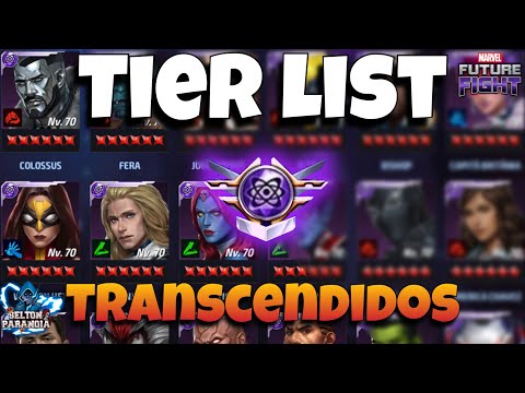 TRANSCENDED TIER LIST (UPDATED) AND CTPS INDICATED BY THEM - JUNE 2023 - MARVEL FUTURE FIGHT