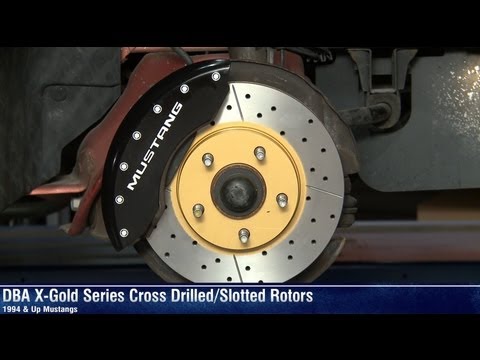Mustang DBA X-Gold Series Cross Drilled/Slotted Rotors Review