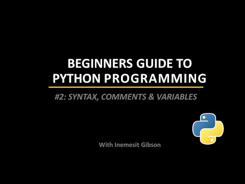 Lesson 2 Python Syntax Comments And Variables