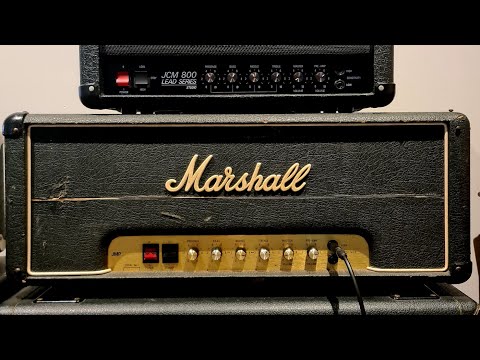 Marshall JCM 800 SC20H vs 1979 Marshall JMP 2203 AC/DC riffs
