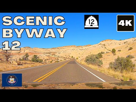 Scenic Byway 12 4K drive (complete) Highway 12 - Utah