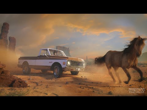 Wild West Chase - Blender Timelaps