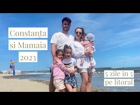 Vlog de calatorie : Vacanta Mamaia - Constanta 2023 / Cu familia la mare / Partea 1