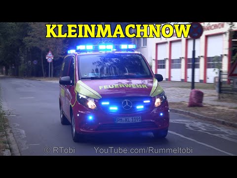 Kleinmachnow Vol. Fire Department Sprinter Command Unit & Vito Personnel Van Responding [GER 9.2024]
