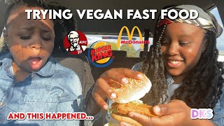 Eating Vegan fast food for a day// I ate Vegan Fast food with My Mum