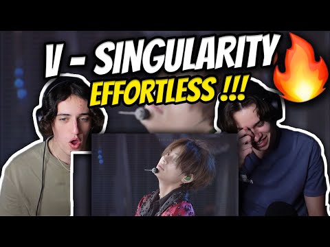 South Africans React To BTS V - SINGULARITY LIVE PERFORMANCE (These Vocals !!!)