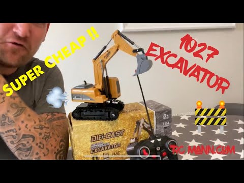 RC Excavator 1027 - Super Cheap - RC Mann.com