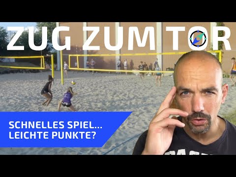 Schnelles Spiel - viele Punkte! | Wieso "Zug zum Tor" auch beim Beachvolleyball wichtig ist...