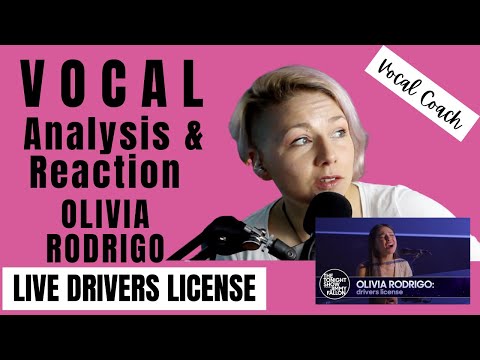 Olivia Rodrigo - LIVE - Vocal Coach Reacts to Driver's License