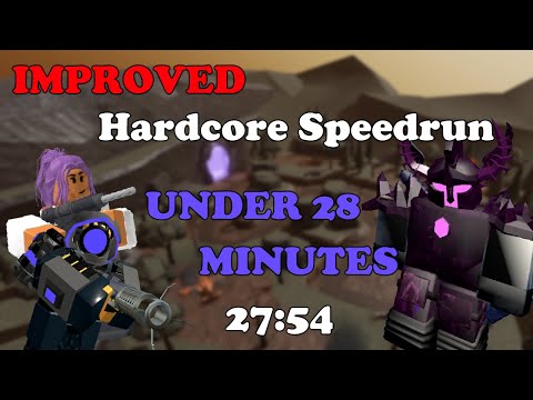 New IMPROVED Hardcore Speedrun, Triumph UNDER 28 MINUTES || Tower Defense Simulator
