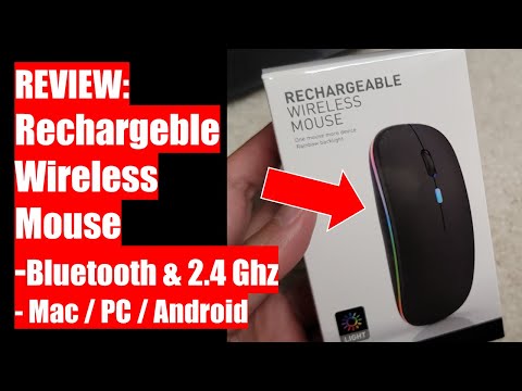 Generic black rechargeable slim led dual mode (bluetooth 5.1...