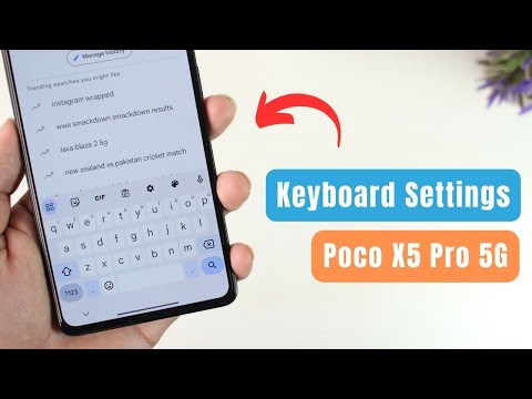 Poco X5 Pro Keyboard Settings
