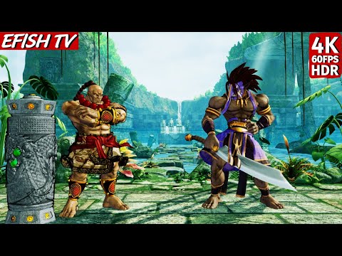 Wan-Fu vs Tam Tam (Hardest AI) - Samurai Shodown | 4K 60FPS