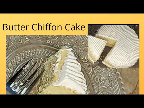 BUTTER CHIFFON CAKE BY ABIHA'S KITCHEN