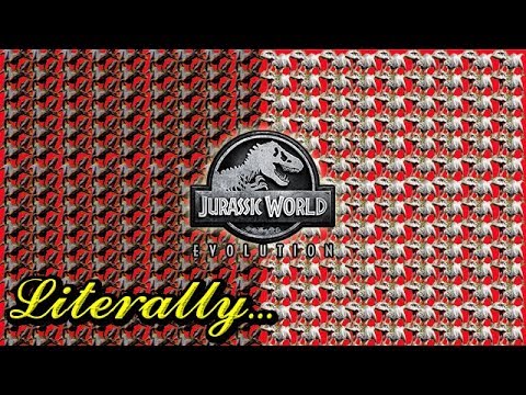 100 INDORAPTORS vs 100 INDOMINUS REX (JURASSIC WORLD EVOLUTION)