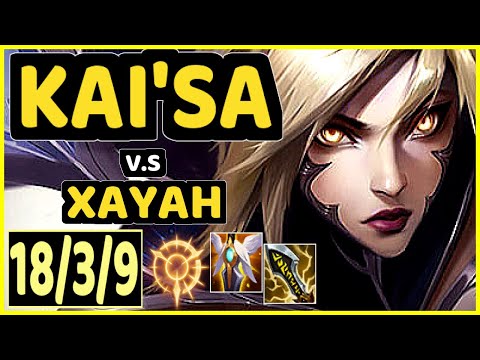 FORG1VEN (KAI'SA) vs XAYAH - QUADRAKILL 18/3/9 KDA BOTTOM ADC GAMEPLAY - EUW Ranked DIAMOND