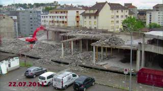 preview picture of video 'Démolition d'un parking à Fribourg - Demolition of a parking'