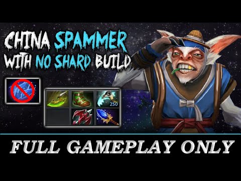 China Meepo Spammer with NO SHARD build - Full Gameplay Meepo #298