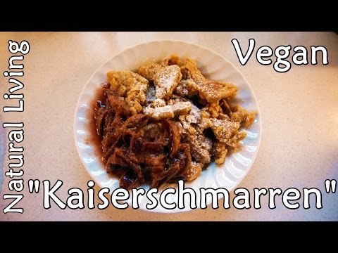 Traditional Austrian Dish made Vegan - "Kaiserschmarren"