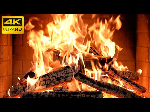 🔥 Fireplace Warmth with Burning Logs and Calming Crackling Sounds to Relax Your Soul