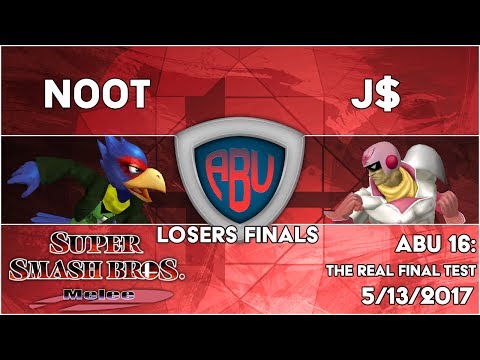 ABU 16: NOOT (Falco) vs. J$ (Falcon) - SSBM Singles Losers Finals