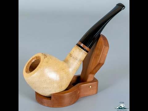 (Unsmoked) Handmade Paronelli Olive Wood Briar Insert Bent Apple