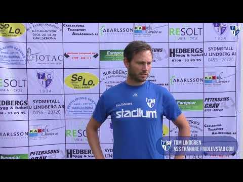 Fridlevstad GoIF - GoIFet News 170813 Sammandrag Fridlevstad GoIF - Gränums IF 2-1