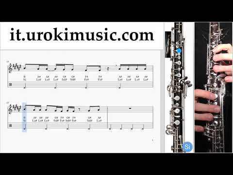 Lezioni di Oboe Selena Gomez - Back To You Tutorial Spartito um-ih276