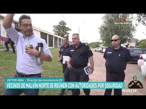 Vecinos de Malvín Norte se reúnen con autoridades policiales y del Ministerio del Interior