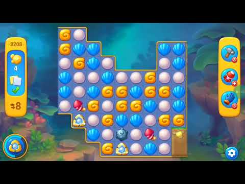 Fishdom Easy Level 9208 (with full seashell) @choraelmin