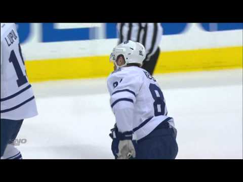 Leafs @ Stars - Dion Phaneuf Scores - 111125