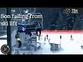 Father catches Son falling from Ski lift | The Orbital.