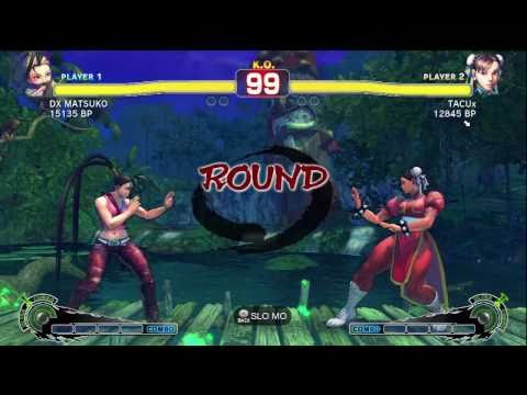 DX MATSUKO [Ibuki] vs TACUx [Chun] SSF4 Japanese Online Ranked Matches - TRUE-HD