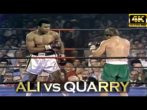 Muhammad Ali vs Jerry Quarry | KNOCKOUT Legendary Fight | 4K Ultra HD