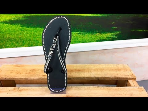 DICAS DE CUSTOMIZAÇÃO DE CHINELOS com Andréia Bassan - Programa Arte Brasil - 01/05/2018