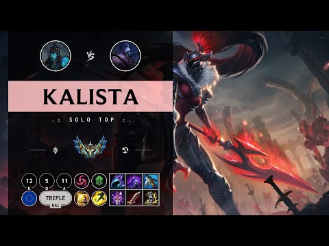 Kalista Top vs Jax - EUW Challenger Patch 14.11