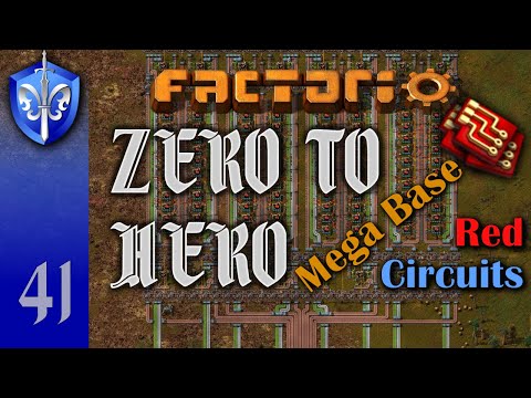 Factorio 1.1 Zero to Hero, Ep 41: MEGABASE RED CIRCUITS - Tutorial, Guide, LetsPlay, Walkthrough