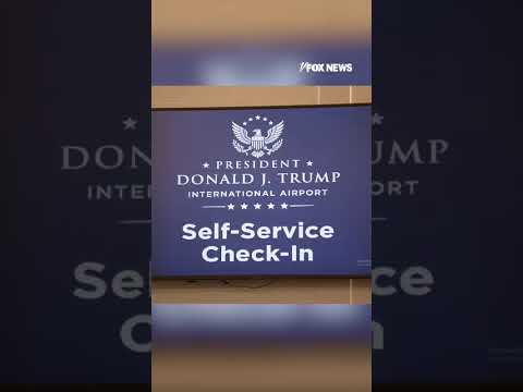 NEW: Signs outside Palm Beach International Airport show rebranding to Donald J Trump International