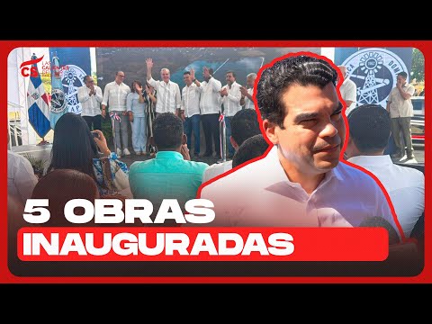 🔴 CONFIRMADO 🔴 ABINADER INAUGURA 5 OBRAS EN SAN JUAN