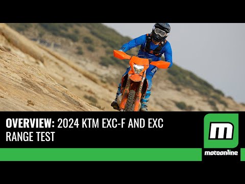 Overview: 2024 KTM EXC-F and EXC range test