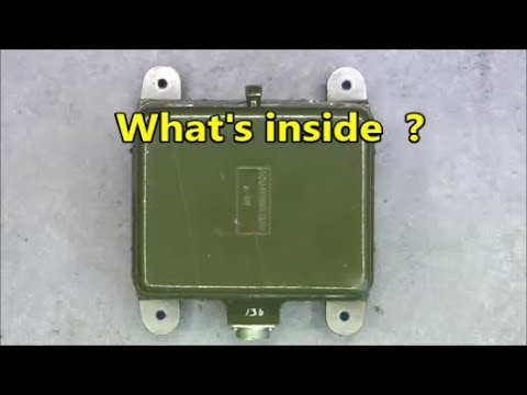 Soviet military electronics teardown "БУ-2" box