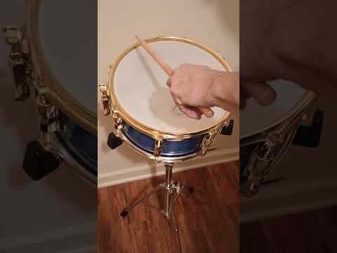 MP CUSTOM MAPLE WARRIOR SERIES SNARE DRUM (C VIDEO) BOTTOM RE-RING 2025 - BRASS/BLUE BUBBLES - FREE SHIP TO C-USA! image 10