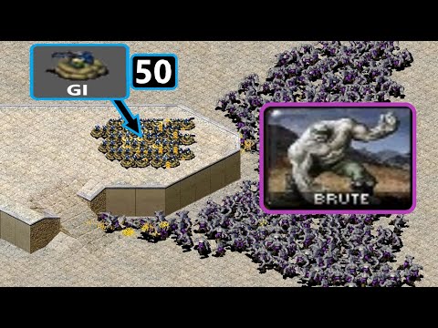 Gi's vs Brutes - Survival - Red Alert 2